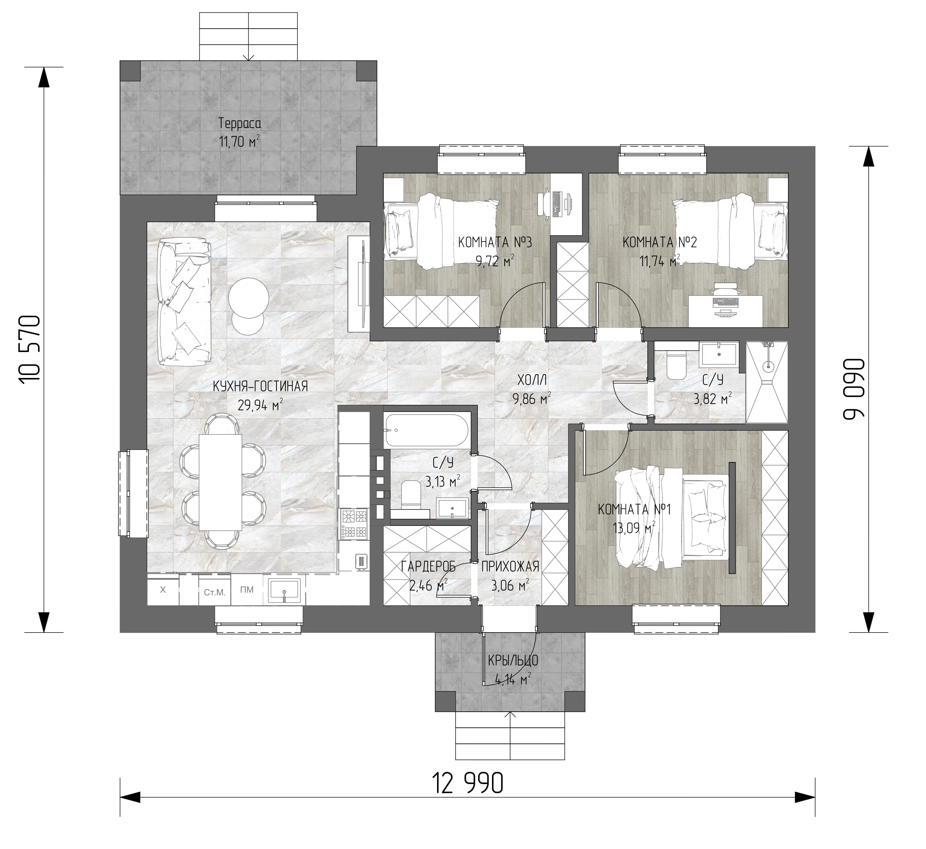 Проект дома «Тауэр»